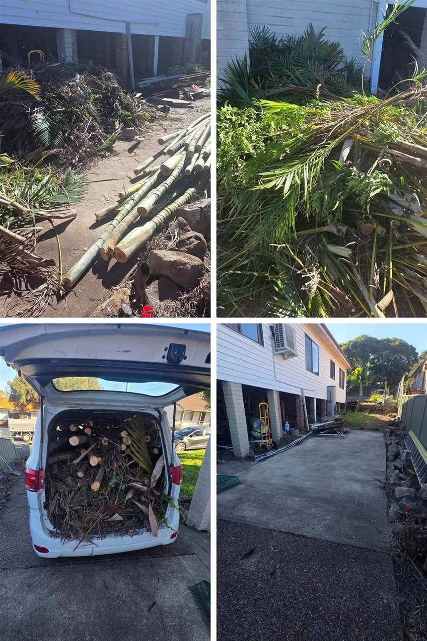 Green waste and garden clean-up job, Central Coast